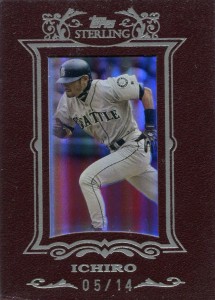 Topps Sterling Burgundy #54 /14