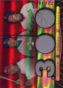 Topps Triple Threads Triple Relic #TTRC64 /36