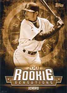 Topps Update Series Rookie Sensations Jumbo 5x7 Gold /49