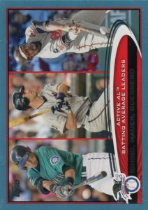 Topps Walmart AL Batting Average Leaders