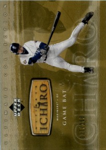 Ultimate Collection Ichiro Game Bat Gold /200