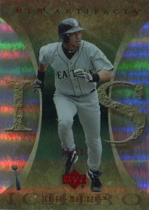 Upper Deck Artifacts Rainbow Green /50