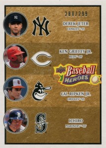 Upper Deck Baseball Heroes Beige Multiplayer /299