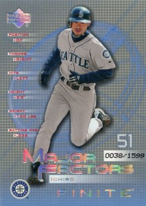 Upper Deck Finite Major Factors /1599