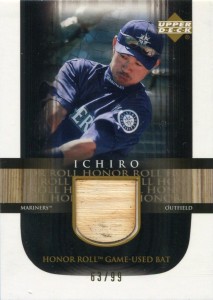 Upper Deck Honor Roll Game Used Bat #B-I3 /99