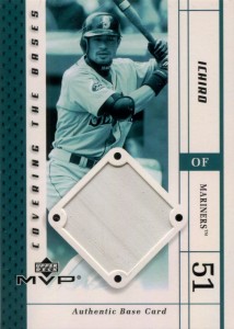 Upper Deck MVP Covering the Bases Game Used Base