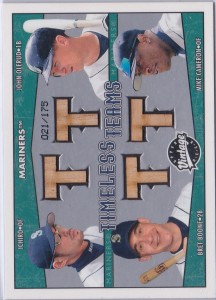 Upper Deck Vintage Timeless Teams Quad Bat /175