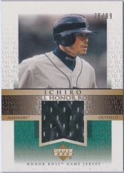 Upper Deck Honor Roll Game Jersey Gold #J-I3 /99 