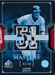 SP Game Used Patch MLB Masters /50