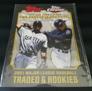 2001 Topps Traded and Rookies Sales Sheet