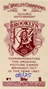 Allen & Ginter Mini Brooklyn Back /25