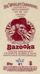 Allen Ginter Mini Bazook Back /25
