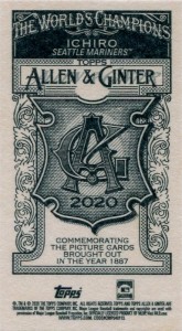 Allen & Ginter Mini AG Back