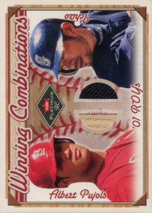 Fleer Platinum Winning Combinations Dual Relic Proof