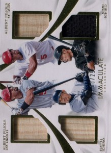 Immaculate Collection Quad Relic with Pujols /25