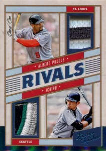 Leather & Lumber Rivals Materials Dual Patch Relic Platinum Blue 1/1