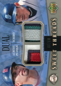 Sweet Spot Sweet Threads Dual Patches with Pujols /60