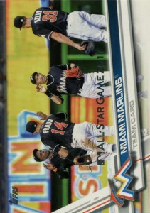 Topps All Star Game Miami Marlins Team Card