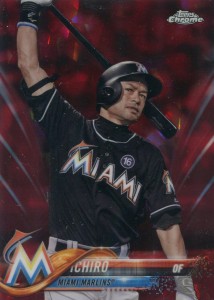 Topps Chrome Sapphire Red Refractor /10