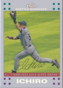 Topps Chrome White Refractor AW Gold Glove /660