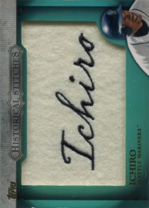 Topps Commemerative Historical Stiches Patch Card