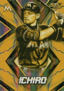 Topps Fire Gold Minted