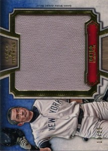 Topps Five Star Jumbo Jersey Relic Gold /25