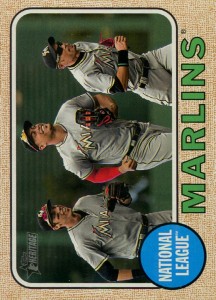 Topps Heritage Marlins Team Card