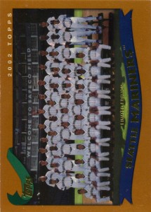 Topps Limited Edition Mariners Team Card