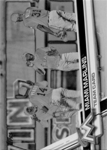 Topps Negative Miami Marlins Team Card