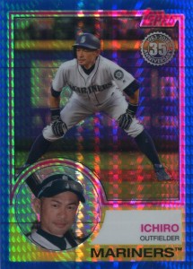 Topps Update Silver Pack Promo Blue Refractor /150
