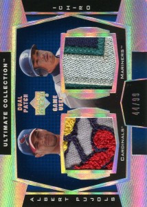 Ultimate Collection Dual Patch Game Used w Pujols /99