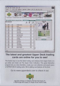 UpperDeck.com Ad Card