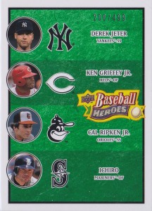 Upper Deck Baseball Heroes Green Multiplayer /499