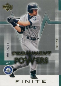 Upper Deck Finite Prominent Powers Gold /199