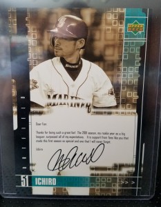 Upper Deck Ichiro Fan Thank You Card